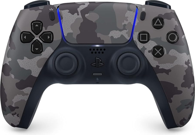 Sony Playstation 5 Dualsense-controller – grå camouflage