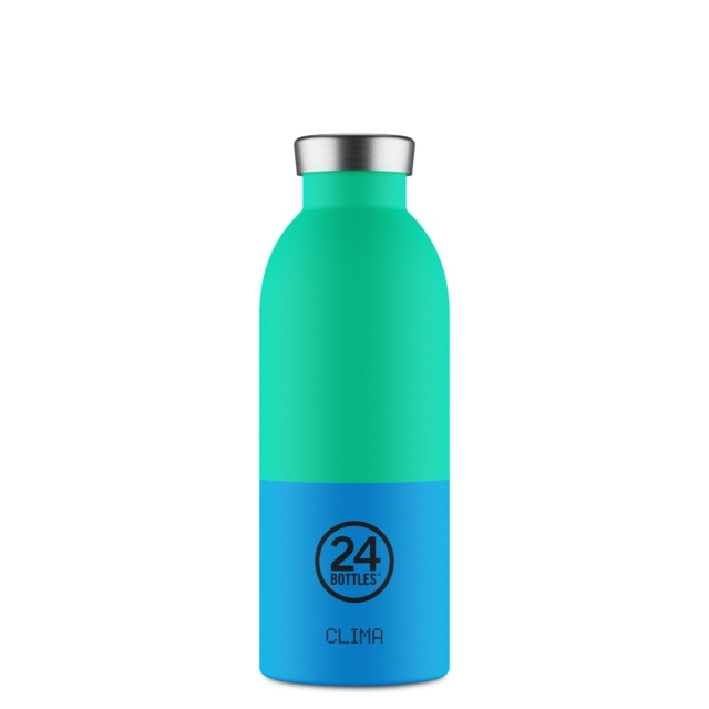 24Bottles Clima - Wave - Blå, Grøn - 500 ml