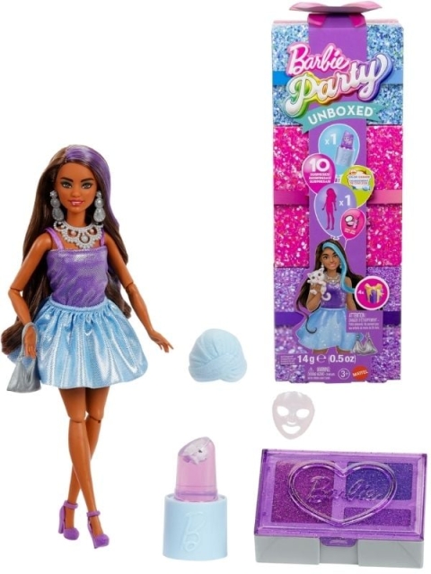 Barbie Glam Party Unboxed Lilla Petite-dukke (JFY66)