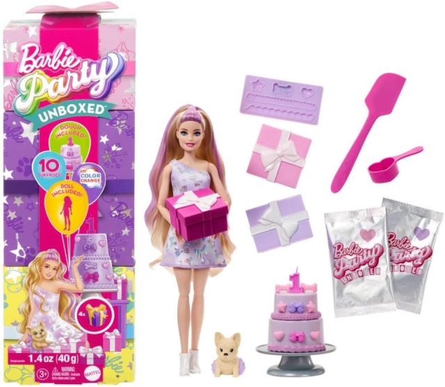 Barbie Glam Party Unboxed Red Original-dukke (JFY68)
