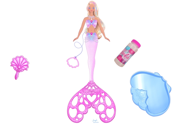 Barbie Bubbletastic Havfrue (JLW56)