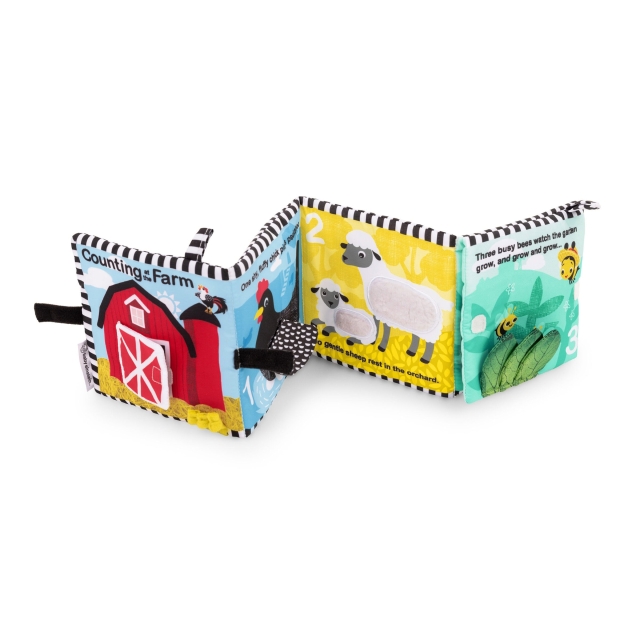 Baby Einstein "Counting at the Farm™" – blødt aktivitetshæfte (BE-17303)