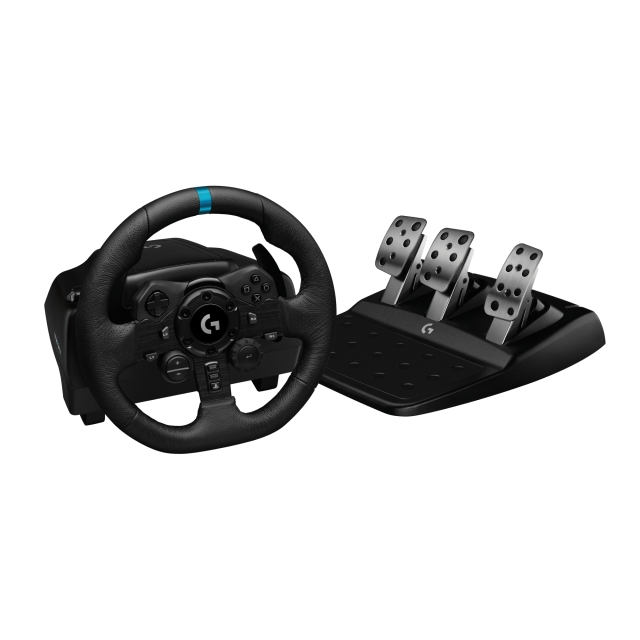 Logitech G923-racerratt og pedaler til PS5, PS4 og PC – USB
