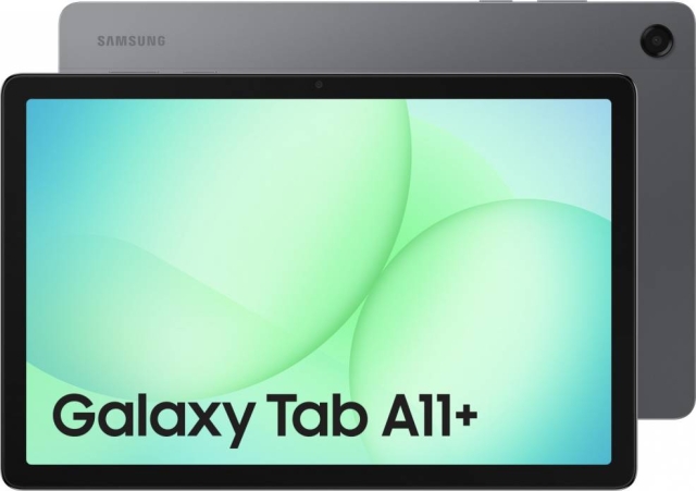 Samsung Galaxy Tab A11+ 11 WiFi-tablet, 128 GB, grå