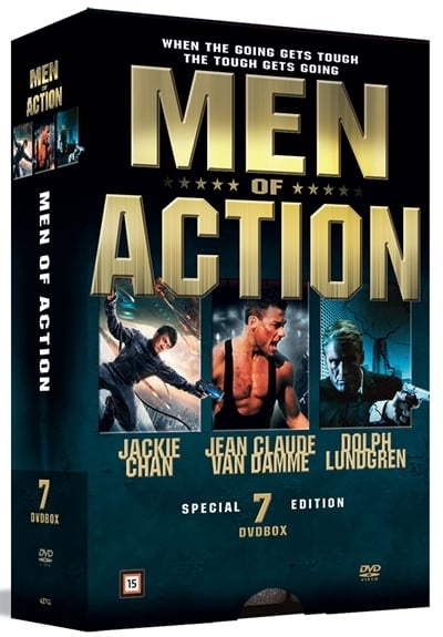 SOUL MEDIA MEN OF ACTION-SAMLINGEN (7-DVD-BOKSSÆT)