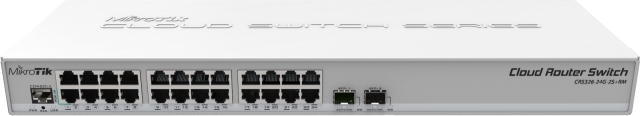 MikroTik Cloud Router Switch CRS326-24G-2S+RM – 24-ports switch