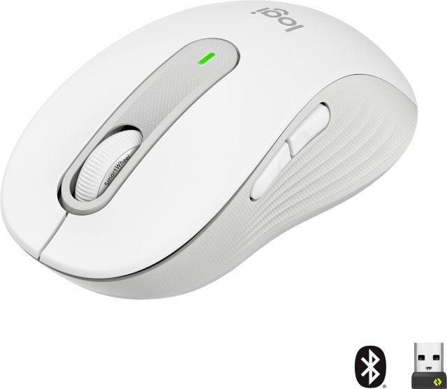 Logitech Signature M650 trådløs mus, hvid