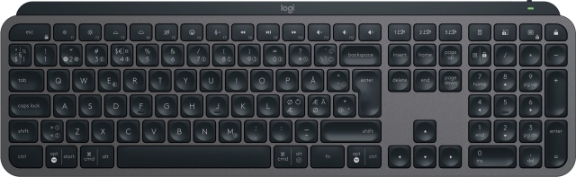 Logitech MX Keys S-tastatur, grafitgrå