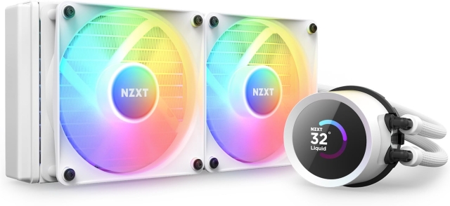 NZXT Kraken 240 RGB - væskekølesystem, hvid