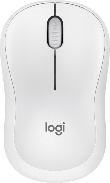 Logitech M240 Silent-mus, hvid