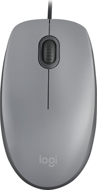 Logitech M110 Silent-mus, grå