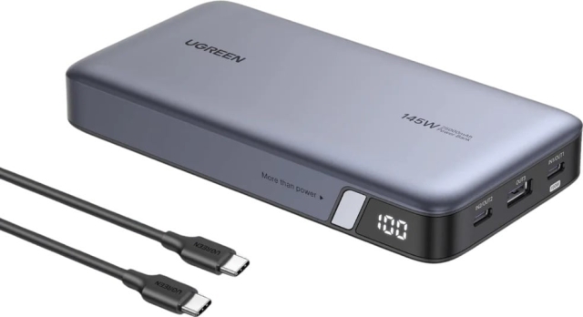 Ugreen 25000 mAh Power Bank, 145 W