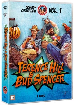 BUD SPENCER & TERENCE HILL KOMEDIESAMLING (4 DVD-SÆT) TRINITY