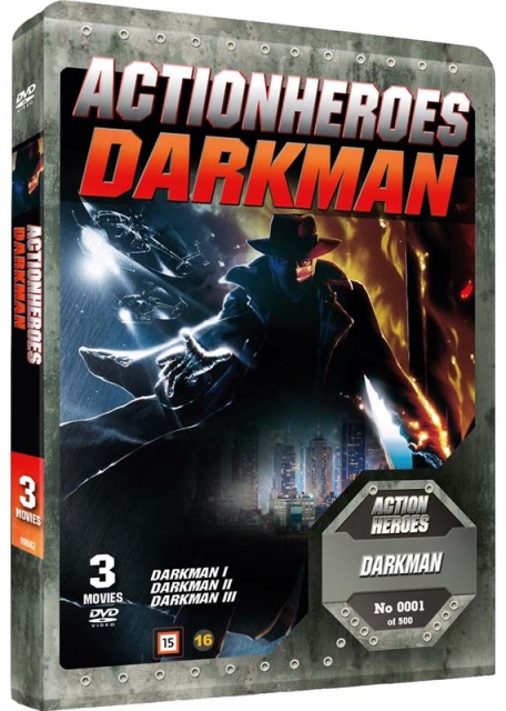 Darkman Trilogy: Action Heroes (Steelbook) Liam Neeson (DVD)
