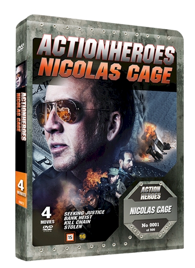 Nicolas Cage – Action Heroes Steelbook – Begrænset samlerudgave