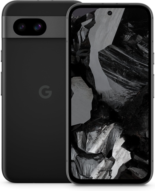 Google Pixel 8a 5G -telefon, 128/8 GB, Obsidian Fra