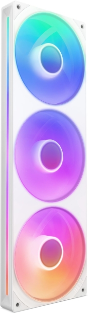 NZXT F360 RGB CORE-blæser, 3 * 120 mm, hvid Det samlede
