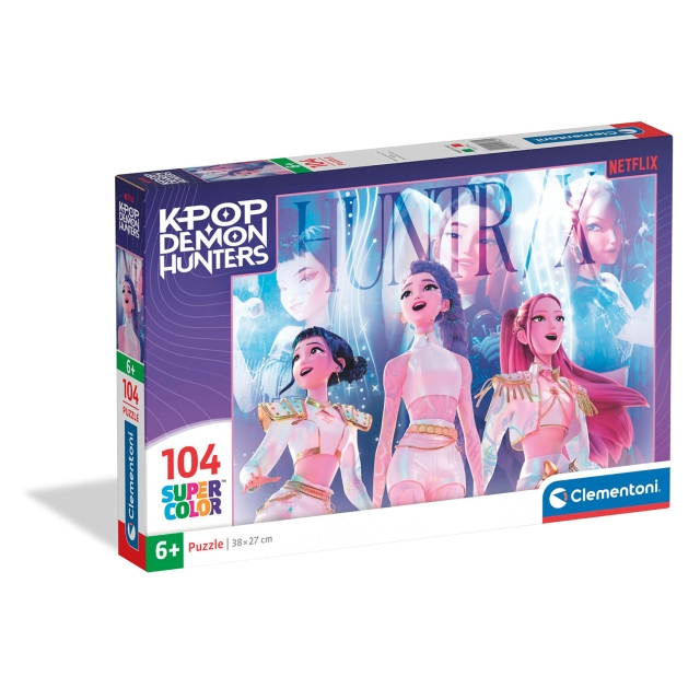 KPOP DEAMON HUNTERS Puslespil 104 Pcs KPOP Demon Hunters