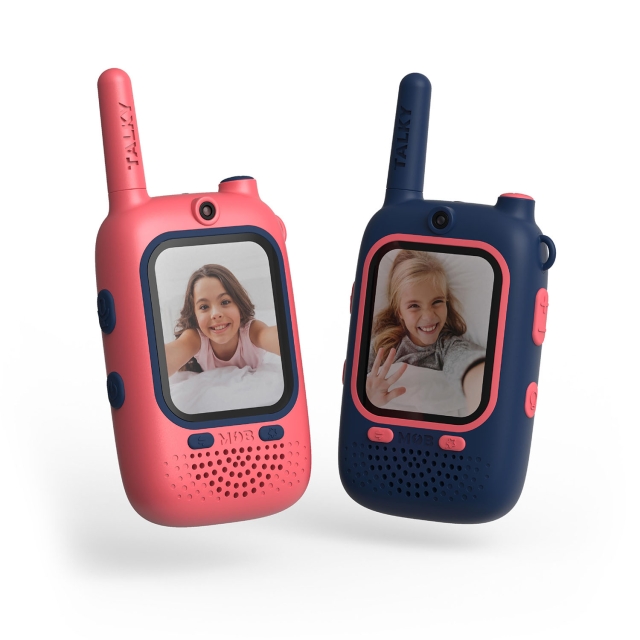 Mobility On Board Walkie-Talkie Video Talky Blå og Pink