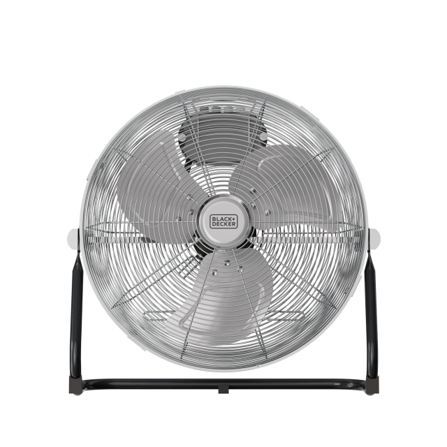 BLACK+DECKER Gulvventilator 60W Sort/Sølv