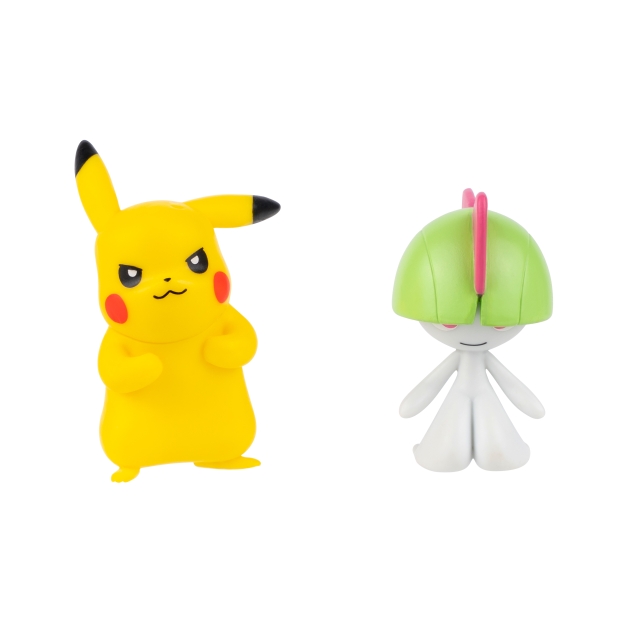 Pokémon Kampfigurer, 2-pak – Ralts & Pikachu (PKW4059)