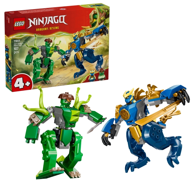 LEGO Ninjago – Jays kamp med drage-mekanismen (71853)