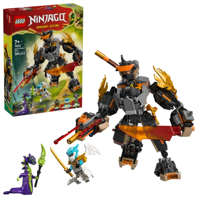 LEGO Ninjago – Coles Mission Mech & Dragon Zane (71854)
