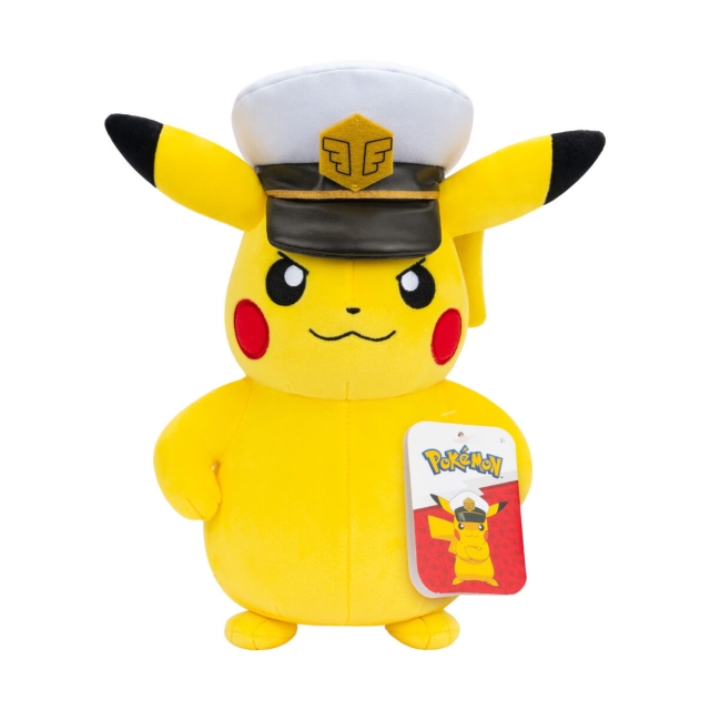 Pokémon Kaptajn Pikachu-plysdyr, 20 cm (PKW4295)
