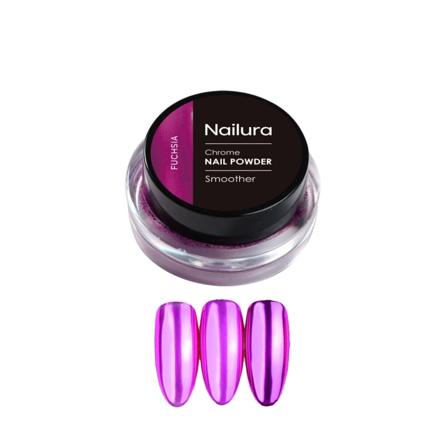 Nailura Chrom Powder – Fuchsia