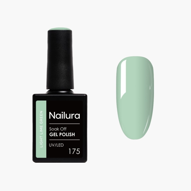 Nailura Gelpolish 175 – Lys limegrøn – 10 ml