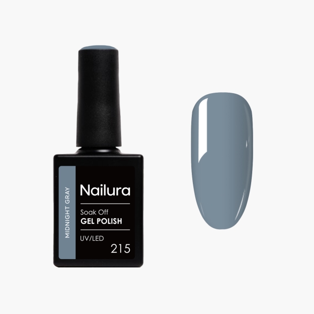 Nailura Gelpolish 215 – Midnight Gray – 10 ml
