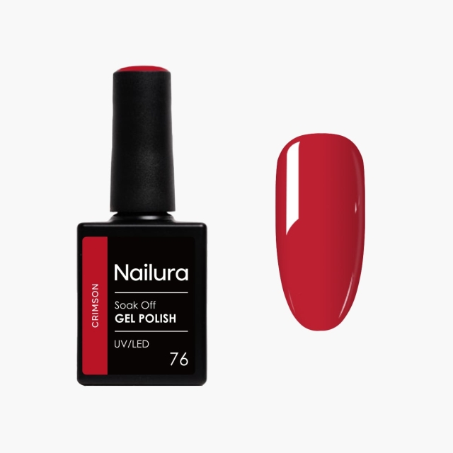 Nailura Gel Polish 76 – Crimson – 10 ml