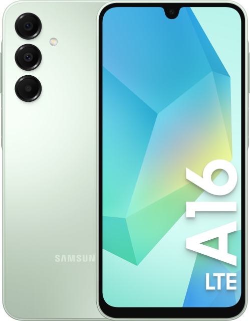 Samsung Galaxy A16 LTE-telefon, 128/4 GB, lysegrøn