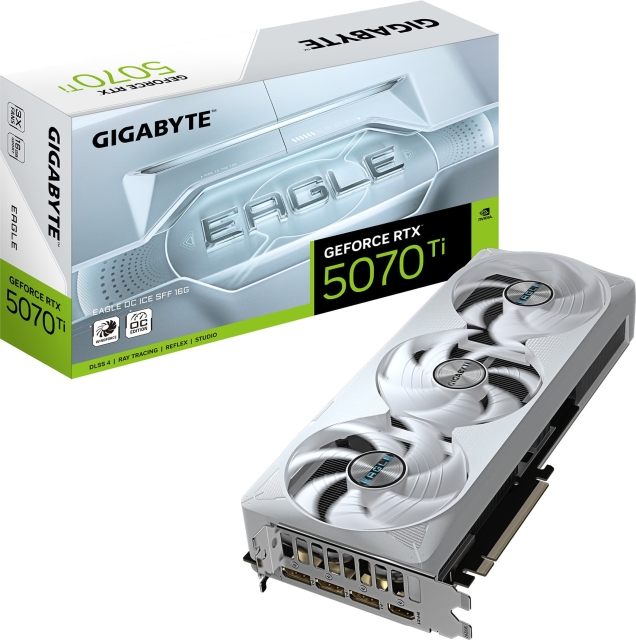 Gigabyte GeForce RTX 5070 Ti EAGLE OC ICE SFF 16 GB grafikkort