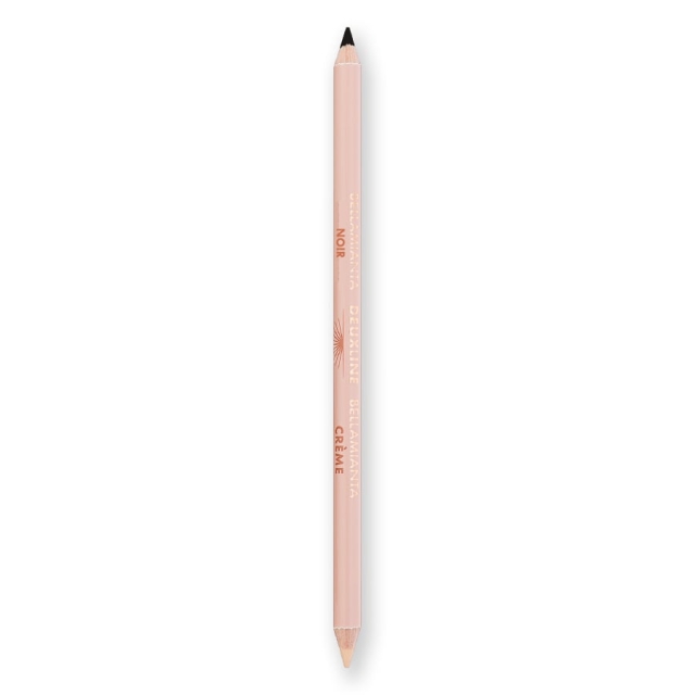 Bellamianta Deuxline 2-i-1-eyeliner-blyant – creme og sort – 1,6 g