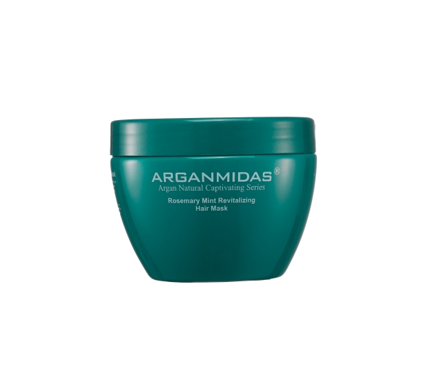 Arganmidas Rosmarin-mynte revitaliserende hårmaske – 300 ml