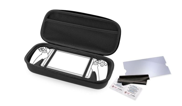 Bigben Bæretaske og beskyttelsesfilm af hærdet glas til PlayStation Portal