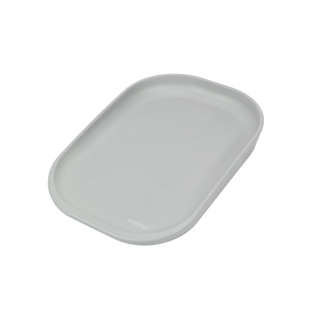 Babytrold Pusleunderlag i formstøbt skum – Grå – 68 x 46,5 x 8 cm