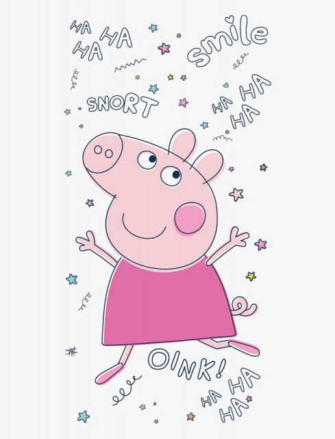 BrandMac Håndklæde – 70 x 140 cm – Peppa Pig (113500)