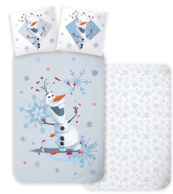 BrandMac Sengetøj – Juniorstørrelse 100 x 140 cm – Frozen Olaf (1029497)