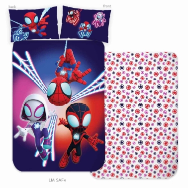 BrandMac Sengetøj – Juniorstørrelse 100 x 140 cm – Spidey (1029381)
