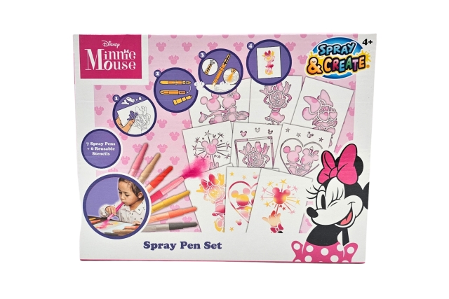 Disney Minnie Mouse-spraypen-sæt (MM24364)