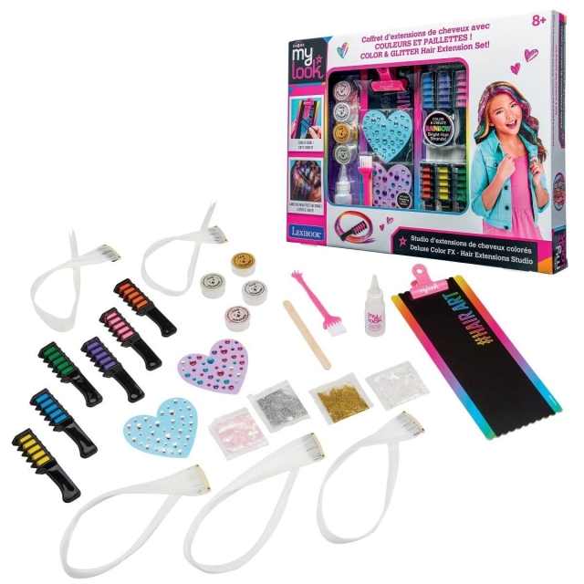 Cra-Z-Art Deluxe Color FX – Hårforlængelsessæt (CRSS11)