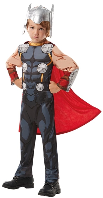 Disney Rubies - Marvel Avengers  - Børnekostume - Thor (størrelse 128)