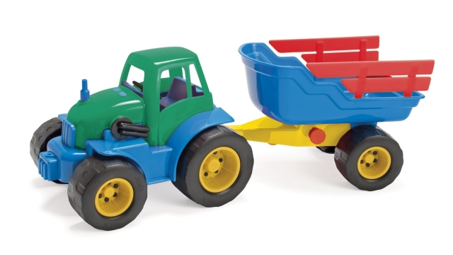 Dantoy Classic Recycled traktor med anhænger (1435)