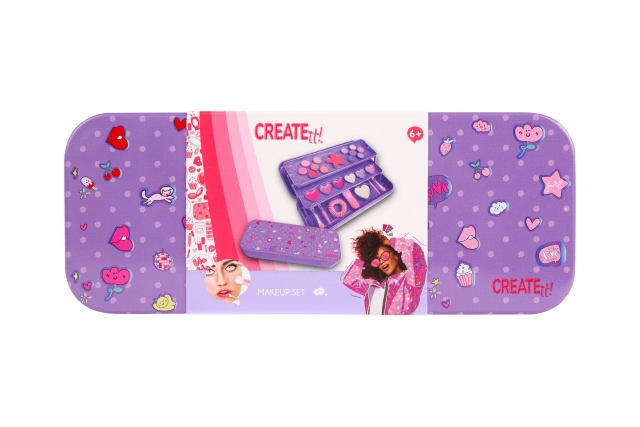 CREATE it! 3-lags makeup-æske, lilla (884504B)