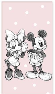 BrandMac Håndklæde – 70 x 140 cm – Mickey & Minnie Mouse (110059)