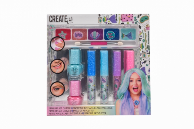 CREATE it! Makeup-sæt Glitter Mermaid, 7 dele (84141V2)