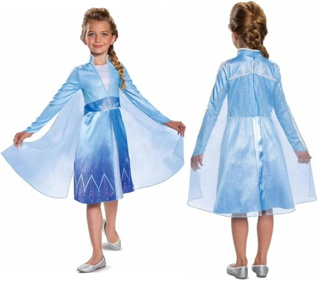 Disguise Disney-kostume fra Frost – Snedronningen Elsa (116 cm)