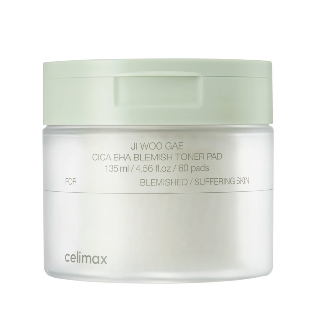 Celimax Cica BHA Blemish Toner Pads – 60 stk.
